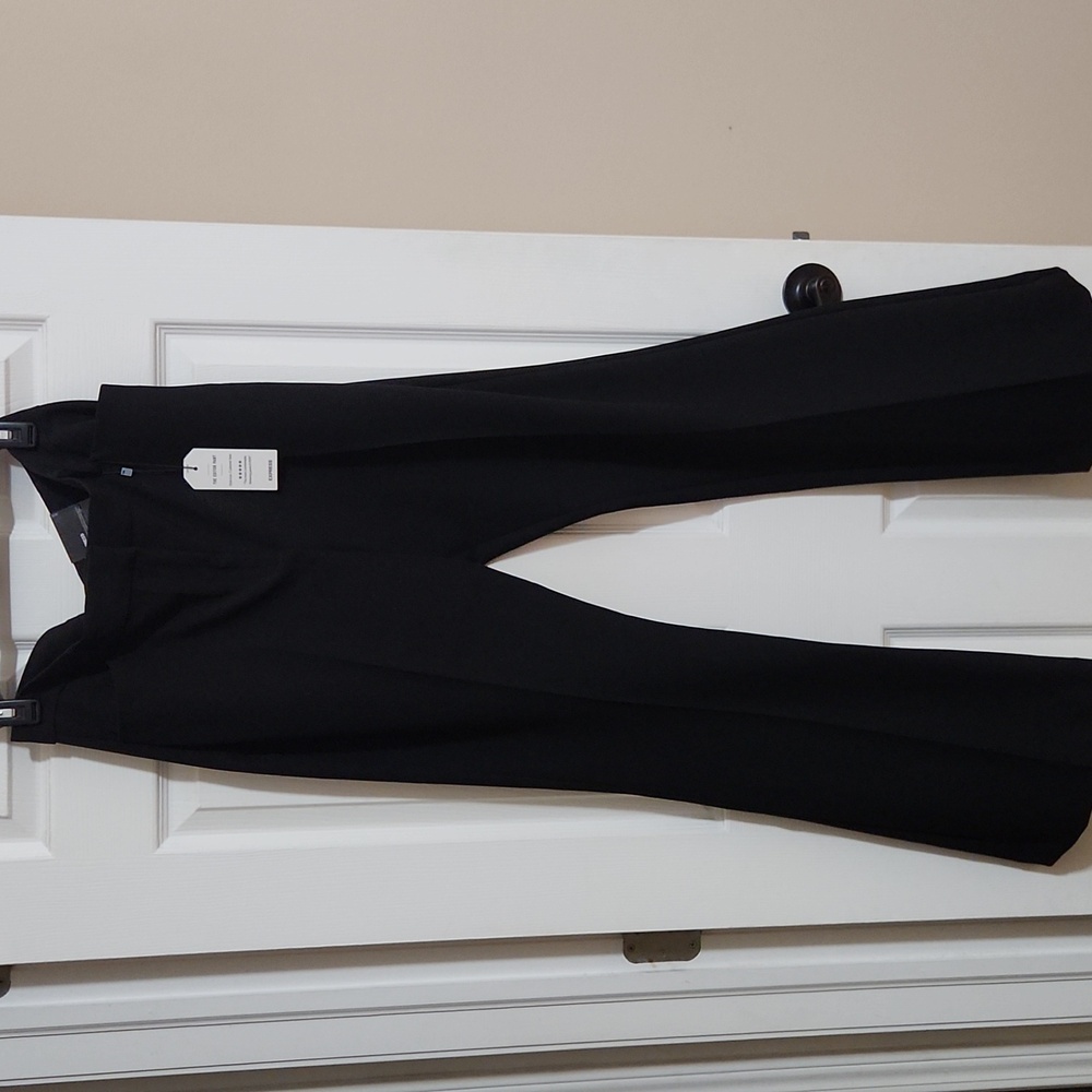 Express Black Flare "Editor" Pants